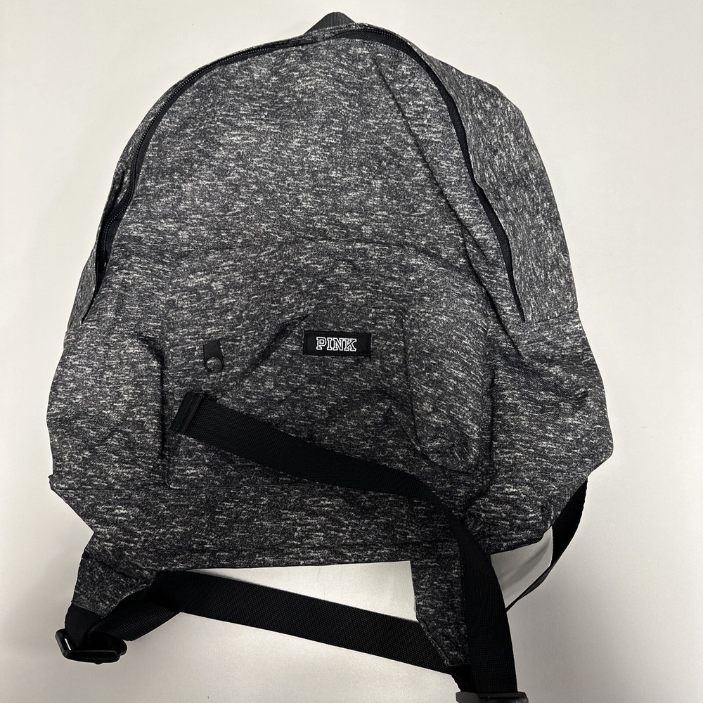 PINK by Victoria Secret Backpack Marble Gray  School bag, Gym Travel Small Light